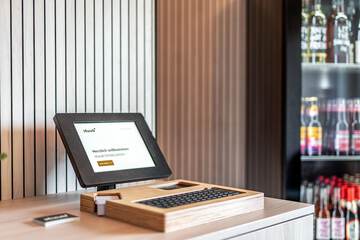 Check-in/check-out kiosk