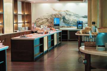 Breakfast buffet