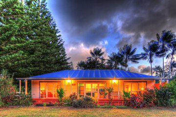 Front of property - evening/night