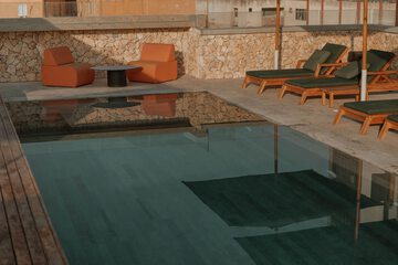Rooftop pool