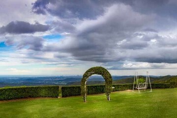 Outdoor wedding area