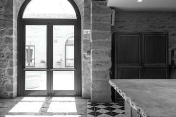 Interior entrance