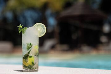 Poolside bar