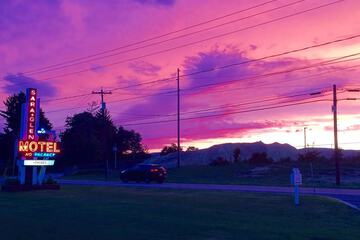 Front of property - evening/night