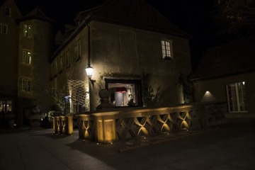 Front of property - evening/night
