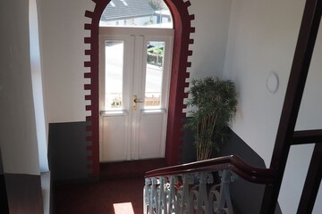 Interior entrance