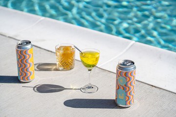 Poolside bar