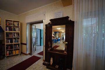 Interior entrance