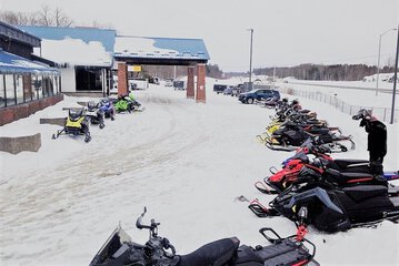 Snowmobiling