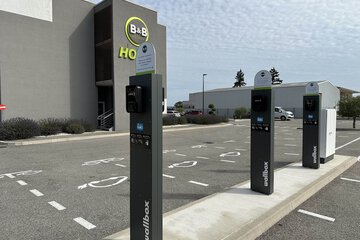 Electric vehicle charging station