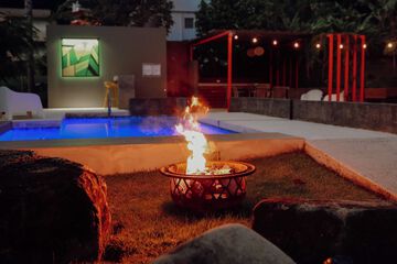 Front of property - evening/night