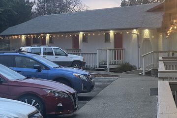 Front of property - evening/night