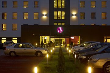 Front of property - evening/night