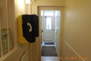 Interior entrance