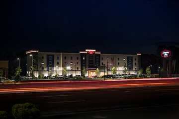 Front of property - evening/night