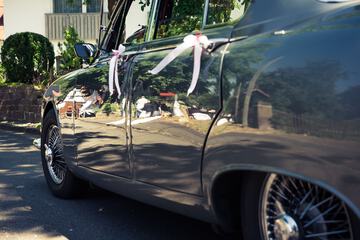 Outdoor wedding area