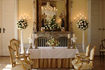 Indoor wedding