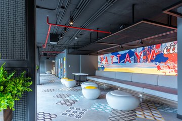 Lobby sitting area