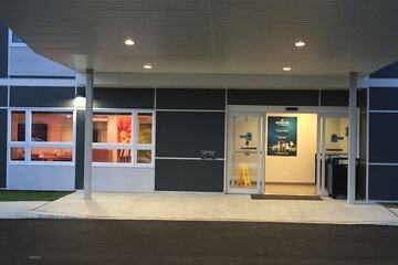Front of property - evening/night