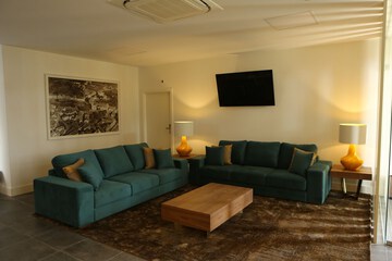 Lobby sitting area