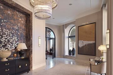 Interior entrance