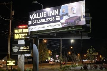 Front of property - evening/night