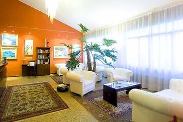Lobby sitting area