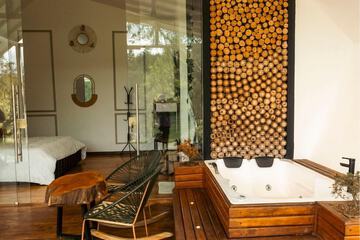 Private spa tub