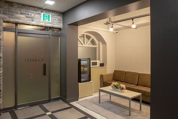 Interior entrance