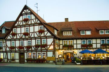 Front of property - evening/night