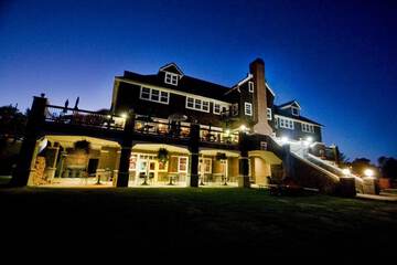 Front of property - evening/night