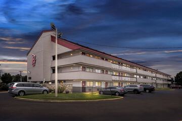 Front of property - evening/night