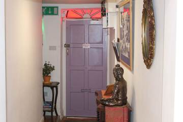 Interior entrance