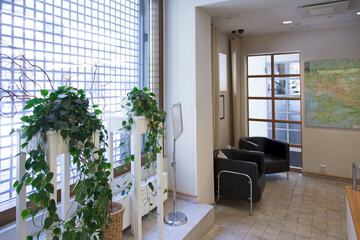 Lobby sitting area