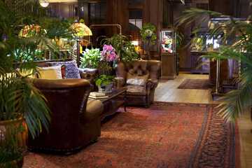 Lobby sitting area