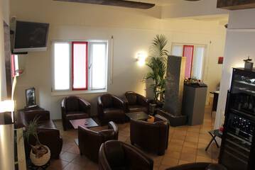 Lobby sitting area