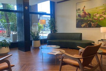 Lobby sitting area