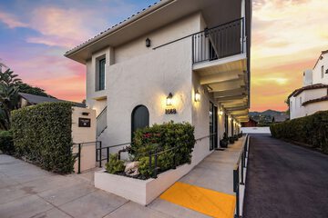 Front of property - evening/night