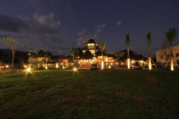 Front of property - evening/night
