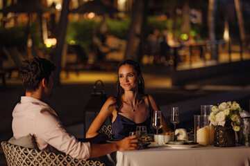 Couples dining