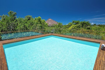 Rooftop pool