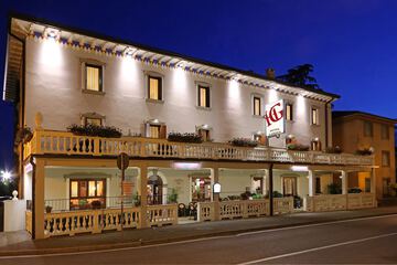Front of property - evening/night
