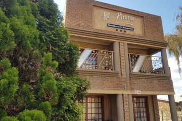 Outdoor banquet area