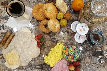 Breakfast buffet