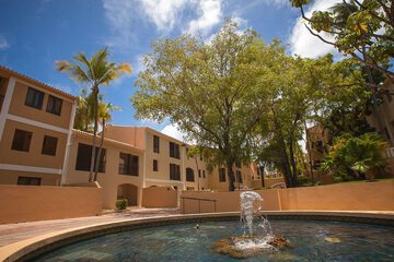 Outdoor banquet area