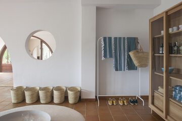 Interior entrance