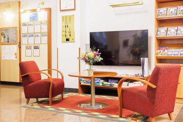 Lobby sitting area