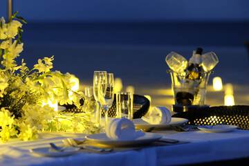 Couples dining