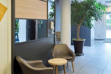 Lobby sitting area