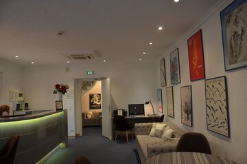 Lobby sitting area